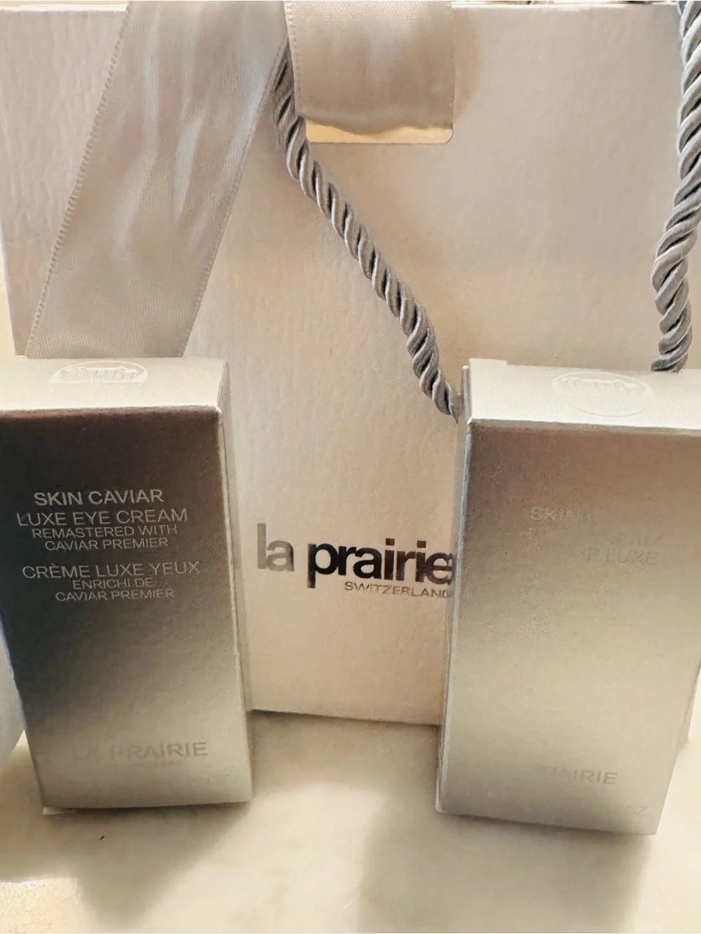 La Prairie Silver Skin Caviar Luxe Set with Gift Bag